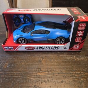 Bugatti Divo 1:14 Scale RC Car - Blue, New In Box